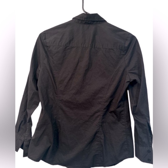 George  long sleeve blouse shirt women  button front size Small 4-6 - Picture 4 of 9